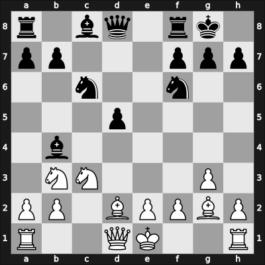 1912 Budapest – Round 4 – Maroczy, Geza – 1/2-1/2 – Marshall, Frank – G12