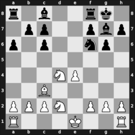 1912 It (Men) Bad Pistyan CZE – Round 15 – Důras, Oldřich – 1/2-1/2 – Breyer, Gyula – G64