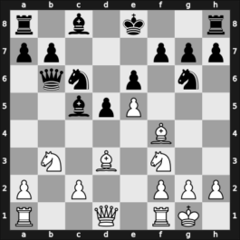 1912 It (Men) San Sebastian ESP – Round 12 – Nimzowitsch, Aron – 1-0 – Spielmann, Rudolf – G28