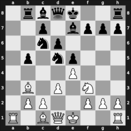 1912 It (Men) San Sebastian ESP – Round 18 – Duras, Oldrich – 1/2-1/2 – Spielmann, Rudolf – G40