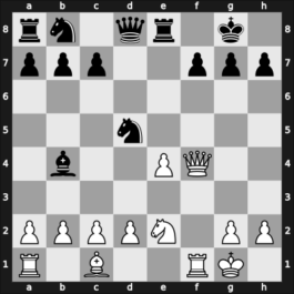 1912 Opatija – Round 1 – Flamberg, Alexander – 0-1 – Spielmann, Rudolf – G17