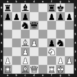 1912 Opatija – Round 1 – Spielmann, Rudolf – 1-0 – Lowtzky, Mojsesz – G21