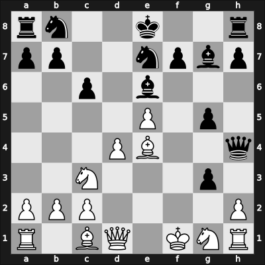 1912 Opatija – Round 4 – Nyholm, Gustav – 0-1 – Spielmann, Rudolf – G31