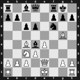 1912 Opatija – Round 15 – Flamberg, Alexander – 1-0 – Reti, Richard – G58