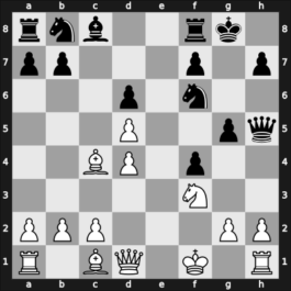 1912 Opatija – Round 18 – Von Freymann, Sergey – 0-1 – Leonhardt, Paul – G61