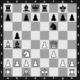 1912 San Sebastian – Round 5 – Nimzowitsch, Aron – 0-1 – Perlis, Julius – G12