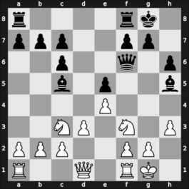 1912 San Sebastian – Round 11 – Nimzowitsch, Aron – 1/2-1/2 – Rubinstein, Akiba – G28