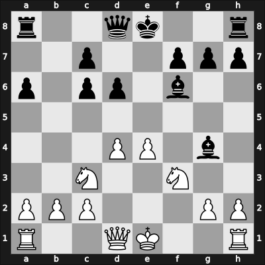 1912 Temesvary – Round 1 – Mayer Prieto, Rodolfo – 0-1 – Barasz, Zsigmond – G23