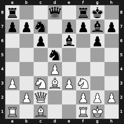 1912 Vilnius – Round 1 – Bernstein, Olivia – 1-0 – Alekhine, Alexander – G1