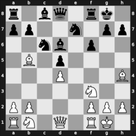 1912 Vilnius – Round 1 – Levenfish, Grigory – 0-1 – Nimzowitsch, Aron – G7