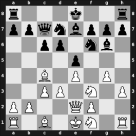 1913 BCF Ch 10th – Round 2 – Blackburne, Joseph – 1-0 – Uber, Henry Bernard – G5