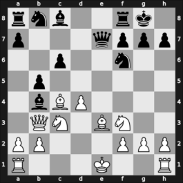 1913 It (Men) Scheveningen NED – Round 1 – Marchand, Max – 0-1 – Bogoljubow, Efim – G1