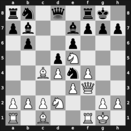 1913 It (Men) Scheveningen NED – Round 5 – Speijer, Abraham – 1-0 – Bogoljubow, Efim – G9