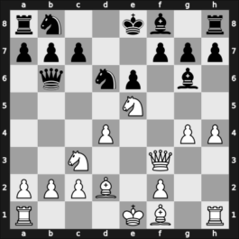 1913 It (Men) Scheveningen NED – Round 5 – Lasker, Edward – 1-0 – Marchand, Max – G10