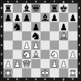 1913 Scheveningen – Round 1 – Alekhine, Alexander – 1-0 – Te Kolste, Jan Willem – G4