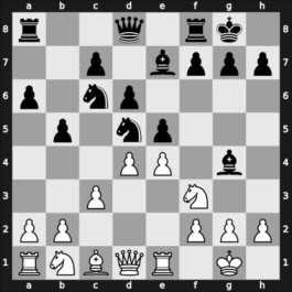 1913 Scheveningen – Round 1 – Yates, Frederic D – 1/2-1/2 – Alekhine, Alexander – G12