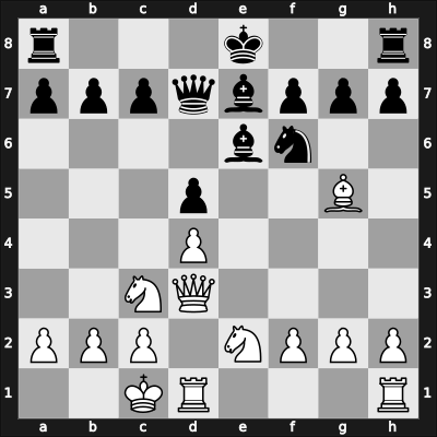1913 Scheveningen – Round 1 – Alekhine, Alexander – 1-0 – De Geus, Gerard – G14