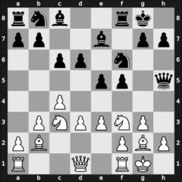 1913 Scheveningen – Round 3 – Speijer, Abraham – 1-0 – Van Foreest, Arnold – G17