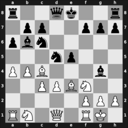 1913 St Petersburg m – Round 3 – Levitsky, Stepan – 0-1 – Alekhine, Alexander – G3