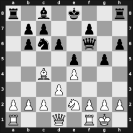 1913 St Petersburg m – Round 4 – Alekhine, Alexander – 0-1 – Levitsky, Stepan – G4