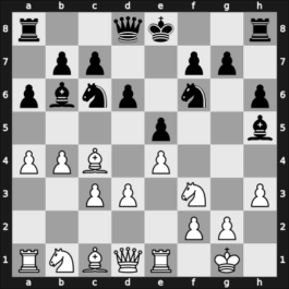 1913 St Petersburg m – Round 7 – Levitsky, Stepan – 1-0 – Alekhine, Alexander – G7