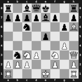 1913 St Petersburg m – Round 8 – Alekhine, Alexander – 1-0 – Levitsky, Stepan – G8
