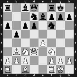 1914 Baden-Baden GER – Round 9 – Vajnstejn, Samuil O – 1-0 – Romanovsky, Pjotr – G10