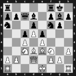 1914 DSB-19.Kongress – Round 7 – Post, Erhard – 1-0 – Mieses, Julio Cesar – G47