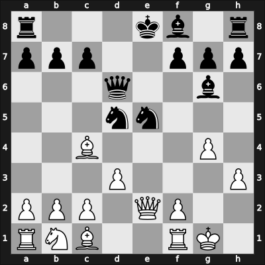 1914 It (Men) Mannheim GER – Round 4 – Mieses, Jacques – 1/2-1/2 – Marshall Viele, Fabrizio Aaron – G6