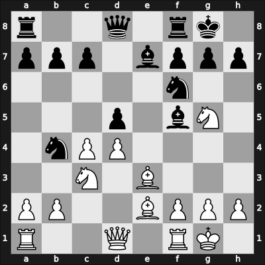 1914 It (Men) St Petersburg RUS – Round 10 – Spielmann, Rudolf – 1/2-1/2 – Alekhine, Alexander – G8