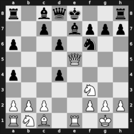 1914 St Petersburg – Round 3 – Flamberg, Alexander – 0-1 – Alekhine, Alexander – G19