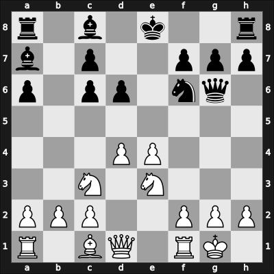 1915 Triberg – Round 1 – Bogoljubow, Efim – 1-0 – Flamberg, Alexander – G3