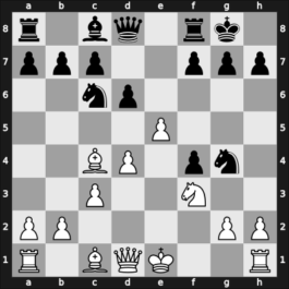 1915 Triberg – Round 12 – Romanovsky, Pjotr – 1-0 – Flamberg, Alexander – G31