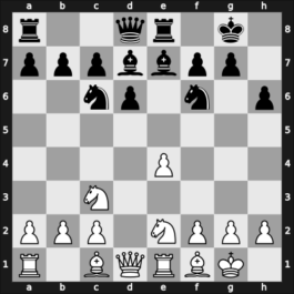 1915 Triberg – Round 15 – Bogoljubow, Efim – 1-0 – Rabinovich, Ilya Mar – G36