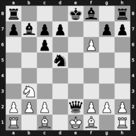 1916 It (Men) Hastings ENG – Round 8 – Mieses, Jacques – 1-0 – Tarrasch, Siegbert – G10