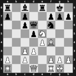 1916 Nordisk Skakforbund – Round 3 – Marchand, Max – 1/2-1/2 – Krause, Orla Hermann – G6