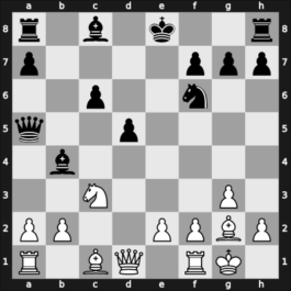 1916 Nordisk Skakforbund – Round 4 – Marchand, Max – 1-0 – Giersing, Johannes H – G7