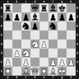 1919 Rotterdam NRS – Round 5 – Weenink, Henri – 1/2-1/2 – Loman, Rudolf – G13