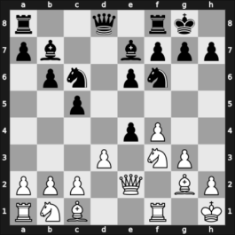1920 Berlijn – Round 7 – Tartakower, Savielly – 1/2-1/2 – Maroczy, Geza – G21