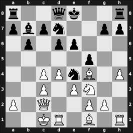 1920 Berlijn – Round 9 – Leonhardt, Paul – 1/2-1/2 – Saemisch, Friedrich – G24