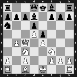 1920 Gothenburg – Round 7 – Nimzowitsch, Aron – 1/2-1/2 – Breyer, Guy – G42