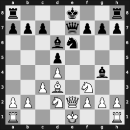 1920 Moskou ch-URS – Round 5 – Pavlov-Pianov, Nikolay – 0-1 – Alekhine, Alexander – G7