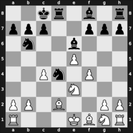 1920 Moskou ch-URS – Round 10 – Rabinovich, Alexander – 1/2-1/2 – Levenfish, Grigory – G13