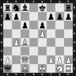1921 Amsterdam – Round 1 – Euwe, Max – 1-0 – Van Hartingsvelt, H – G6