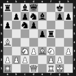 1921 BCF Ch 14th – Round 4 – Thomas, George Alan – 0-1 – Wainwright snr, George Edward – G5