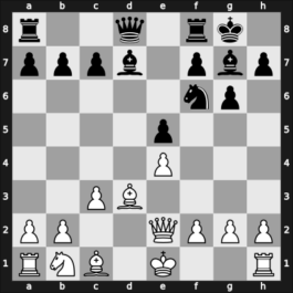 1921 Bad Aussee m – Round 9 – Maroczy, Geza – 1-0 – Euwe, Max – G7