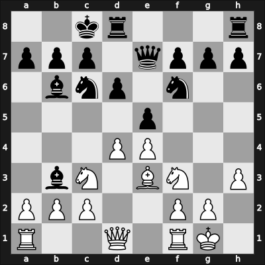 1921 Bad Aussee m – Round 11 – Maroczy, Geza – 1/2-1/2 – Euwe, Max – G9