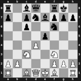 1921 Budapest – Round 1 – Bogoljubow, Efim – 1/2-1/2 – Tartakower, Savielly – G22
