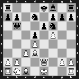 1921 Budapest – Round 1 – Bogoljubow, Efim – 1-0 – Schweiger, Josef – G43