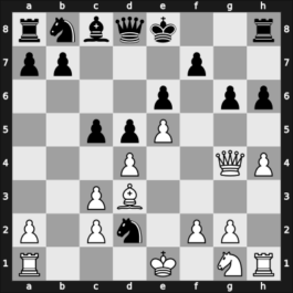 1921 Budapest – Round 1 – Euwe, Max – 1-0 – Bogoljubow, Efim – G51